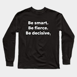 Be Smart - Inverted Long Sleeve T-Shirt